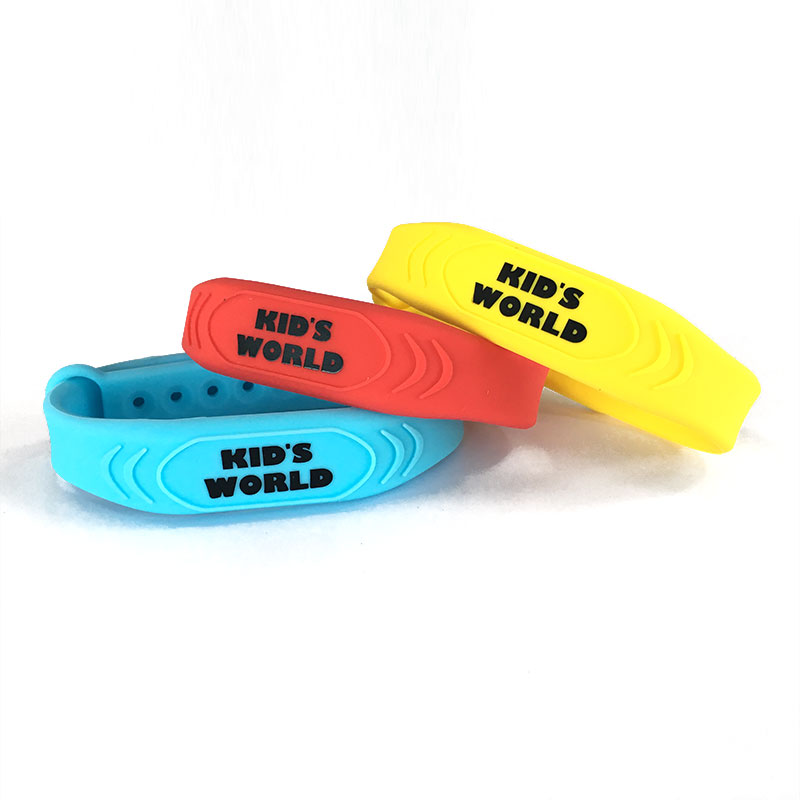 Waterproof RFID Bracelet Adjustable Silicone Wristband For Kids