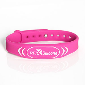 Waterproof NFC 13.56 MHz RFID Wristband With Embossed Logo