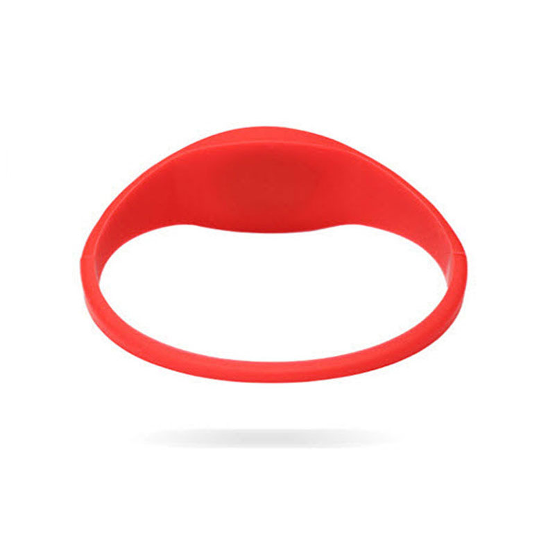 Durable Closed Style F08 Chip RFID Silicone Wristbands For Sale