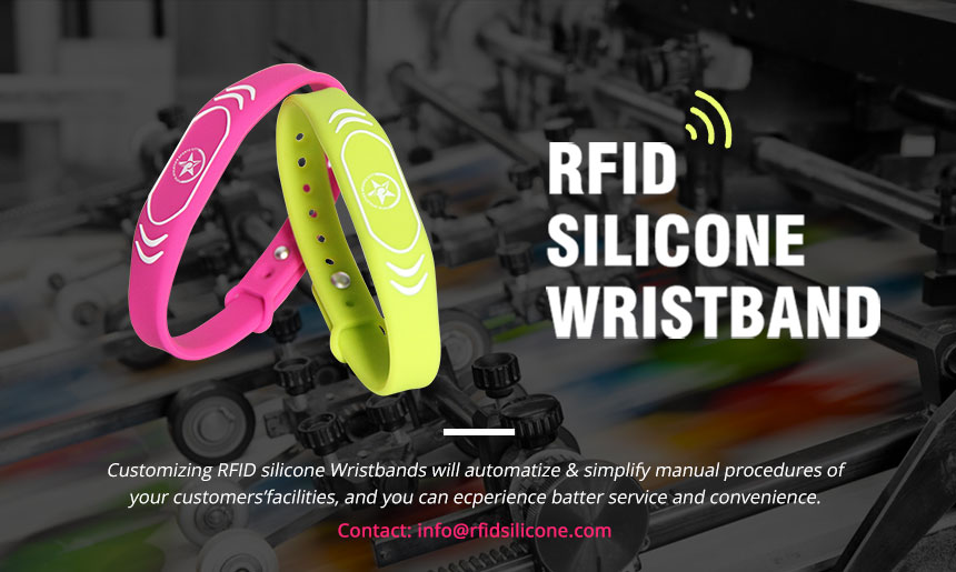 Silicone Passive RFID Wristband Access Control