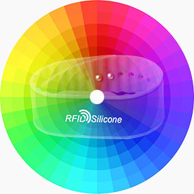 Silicone NFC Festival Wristband Color