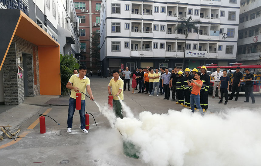 CXJ Employees in Fire Emergency Drill