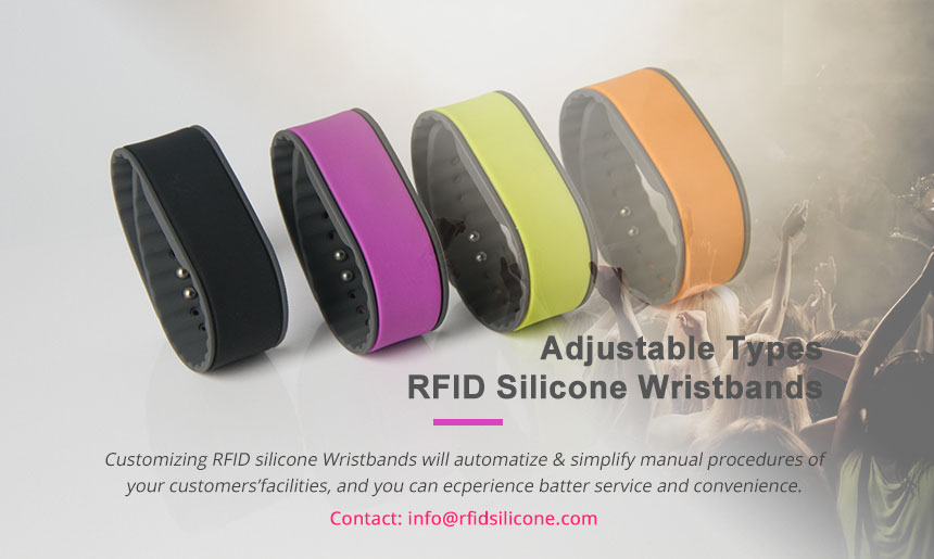Waterproof Silicone UHF RFID Wristband