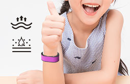 Aubergine Silicone UHF RFID Wristband