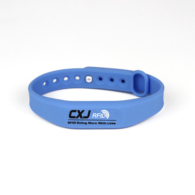 Waterproof RFID Wristband Silicone Adjustable Bracelet With Chip