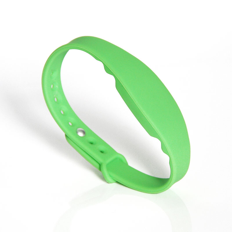 Reusable Silicone 125KHz RFID Bracelet For Swimming Pool