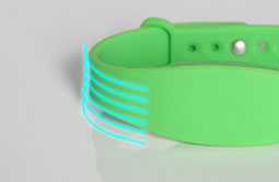 RS-AW028 Silicone 125KHz RFID Bracelet -3