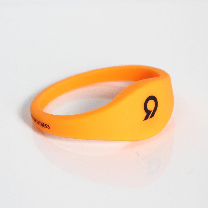 Customized Logo Printing RFID 125KHz Silicone Wristband