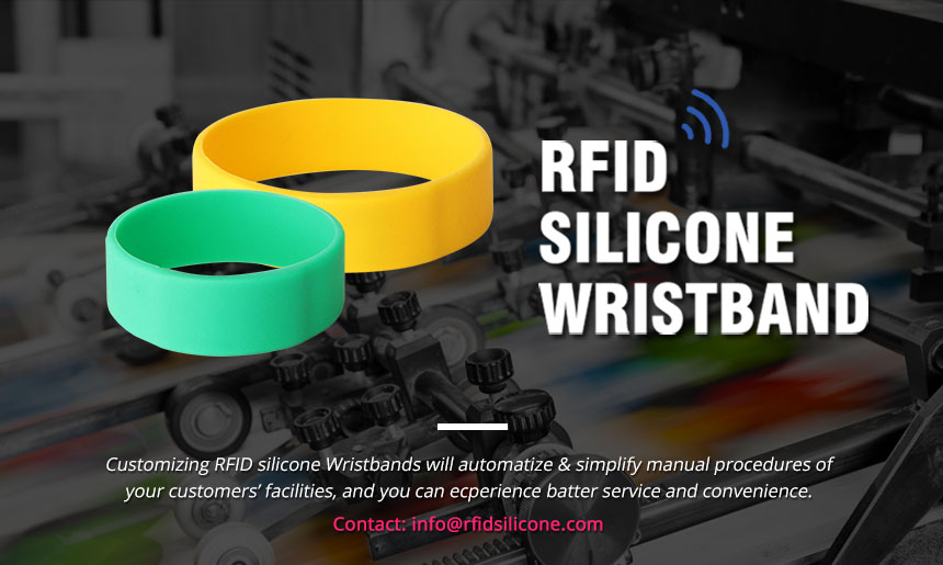 Thin & Durable Silicone RFID Bracelet For Event