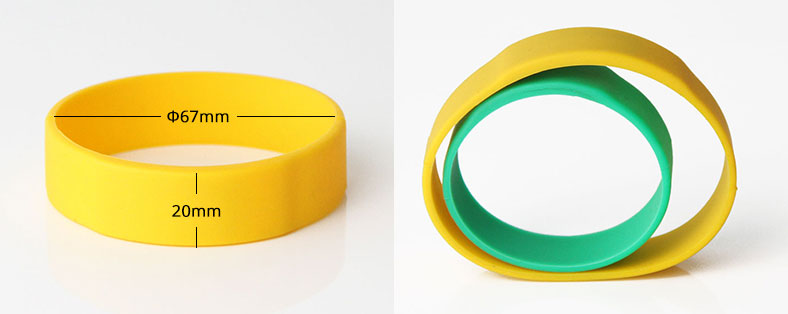 Silicone RFID Bracelet For Event RS-CW022 Size