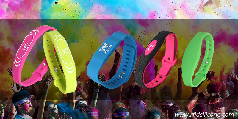 2020 hot sale waterproof RFID silicone wristbands