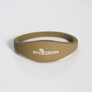 Closed Type Smooth Surface RFID Silicone Wristband Bracelet