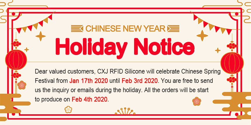 Chinese New Year Holiday Notice-RFIDSilicone