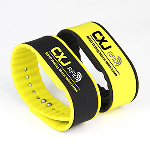 Passive RFID Silicone Wristband Scannable Cashless NFC Bracelets