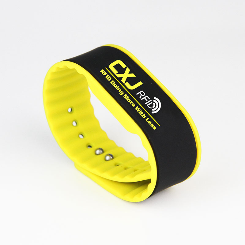 Passive RFID Silicone Wristband Scannable Cashless NFC Bracelets