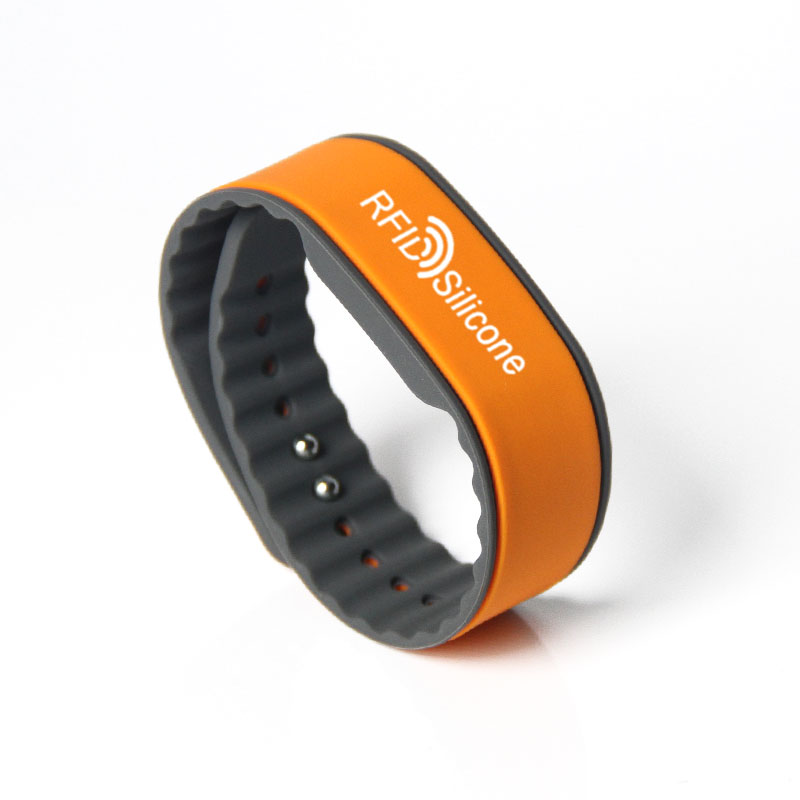 Custom Printed NFC Enabled Wristband RFID Silicone Bracelets