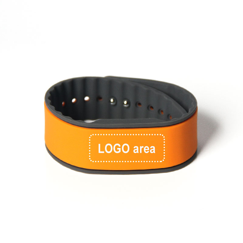 Custom RFID Bracelet Eco-friendly Silicone MIFARE 1K/4K Wristband