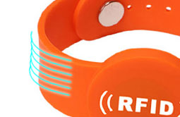 Soft Magnetic Lock  Silicone RFID Bracelets RS-AW050