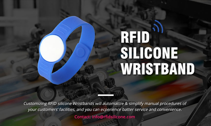 RS-AW056 Silicone Buckle RFID Wristbands For Hotels
