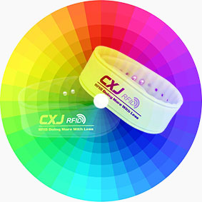 Colorful Silicone Long Range RFID Bracelet RS-AW017