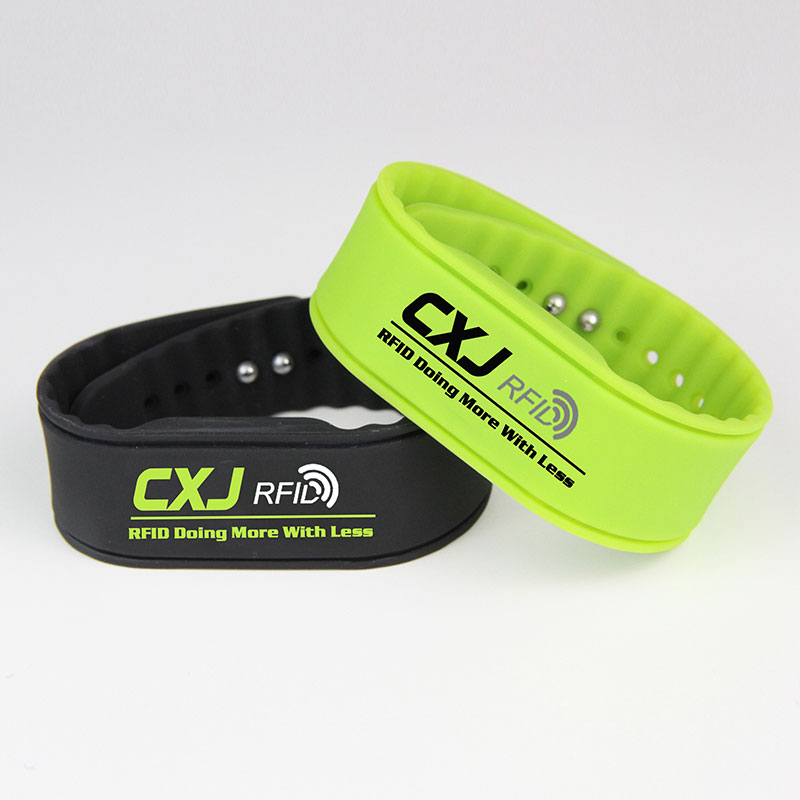 Color Printing Waterproof 3-6 Meter Long Range RFID Bracelet