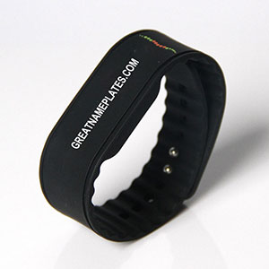 13.56MHz / 125KHz Hotel / GYM Key Tag Silicone Bracelet RFID