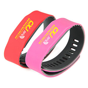 CXJ Silicone Wristbands UHF/HF/LF Tag RFID Bracelets For Events