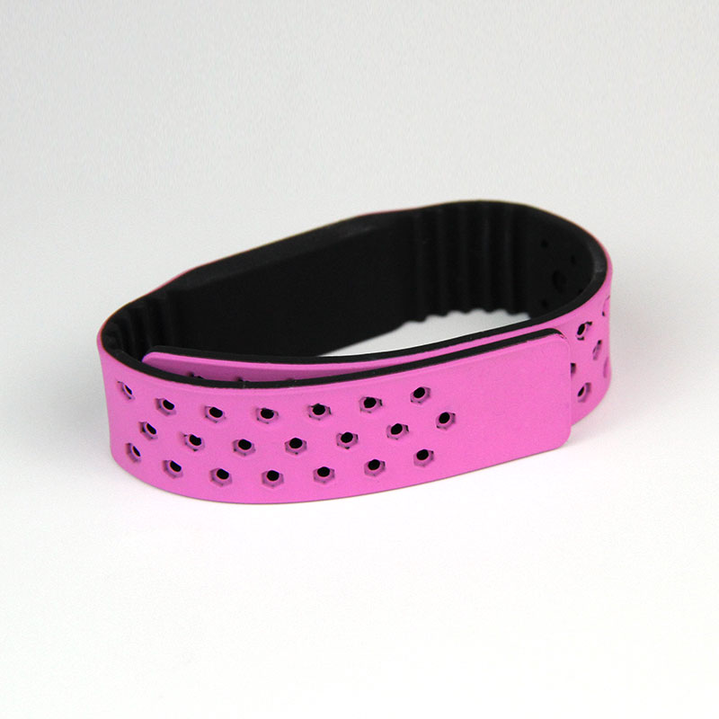 Writable NFC Bracelets Passive Silicone RFID Wristband Supplier