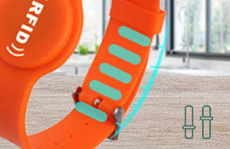 Adjustable RFID Silicone Wristband RS-AW034