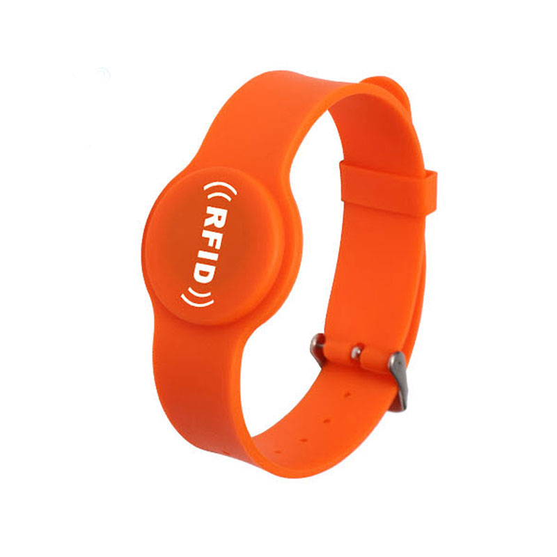 Custom 13.56MHz NFC Silicone Bracelets RFID Wristband China