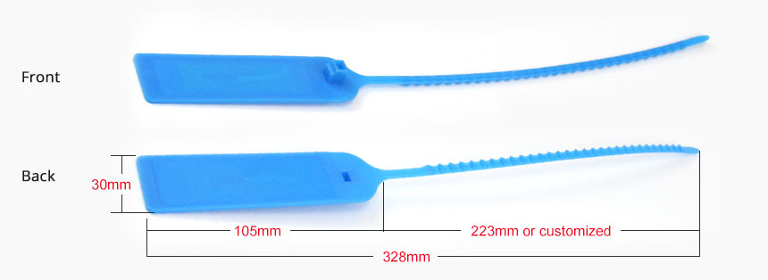 Customized Size of RFID Industrial Zip Ties