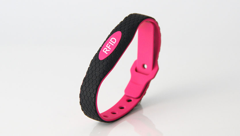 Football Texture RFID Silicone wristband