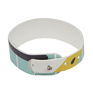 Customized MIFARE Classic® 1K PU Leather Printed Wristbands