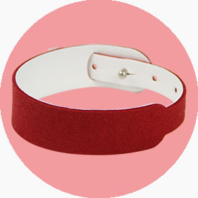 Customized Color 125KHz RFID PU Leather Bracelet RS-LW006