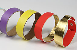 Fashionable 125KHz LF RFID leather wristbands