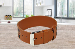 Watch style RFID leather wristbands RS-LW008 can be used daily and worn at any time