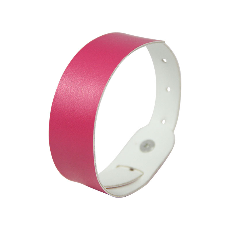 Cheap Leather Bracelets Personalized NFC Wristbands For Events