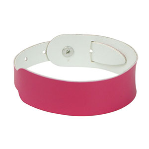 Cheap Leather Bracelets Personalized NFC Wristbands For Events