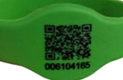 Laser QR Code with color