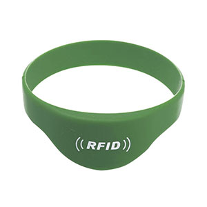 Flexible 13.56MHz RFID Silicone Tag MIFARE Bracelet For Events