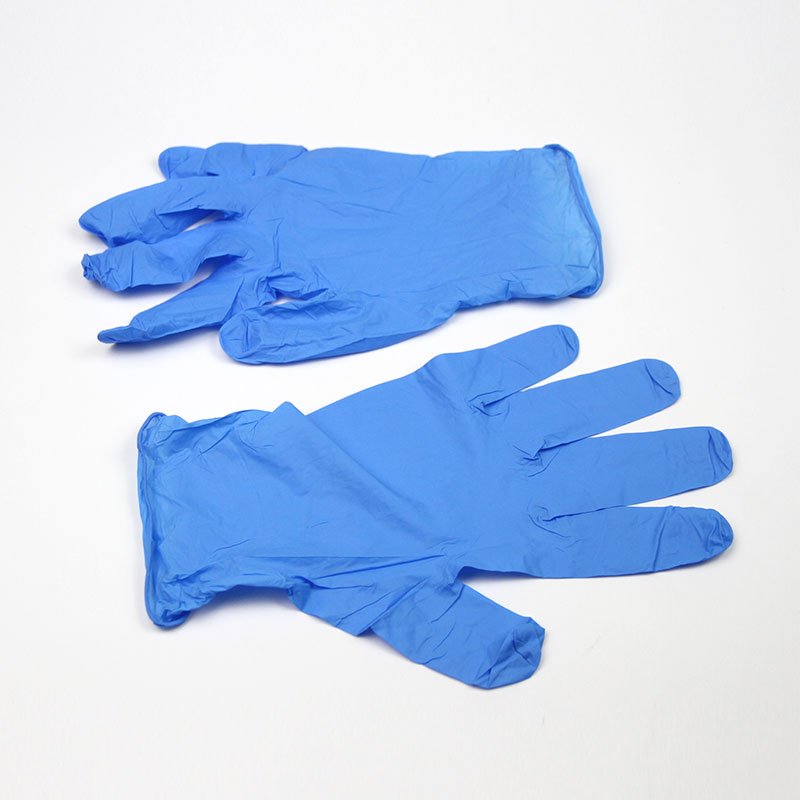 Wholesale Medical Blue Nitrile Exam Gloves Latex Free/Powder Free