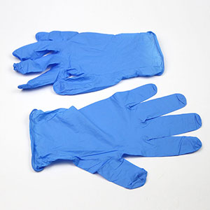 Wholesale Medical Blue Nitrile Exam Gloves Latex Free/Powder Free