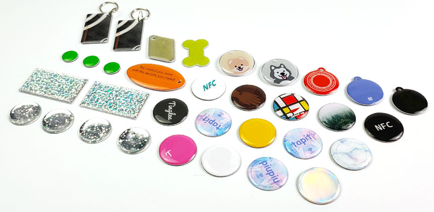 Social media sharing NFC Tags