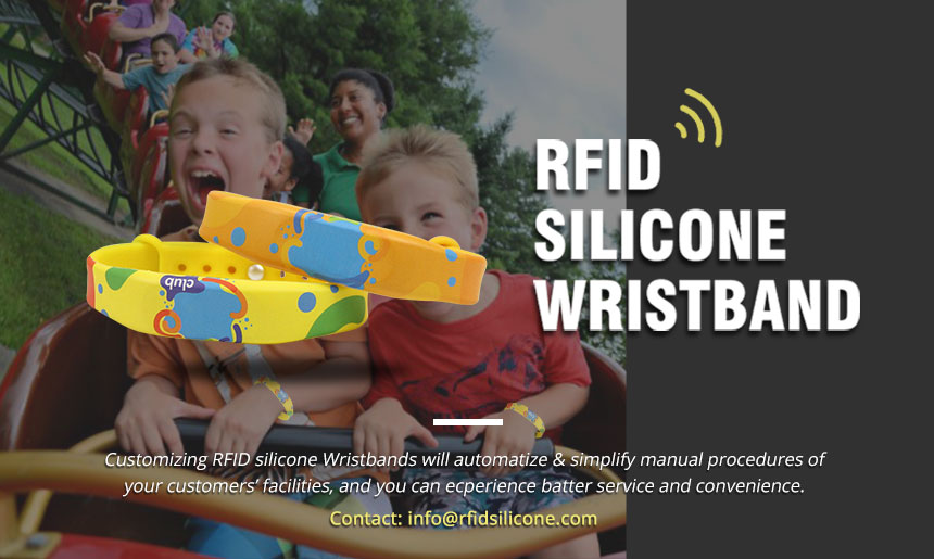 Custom RFID Wristband RS-AW023 Silicone MIFARE Bracelets