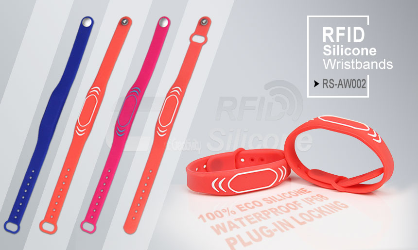 Plug-in locking HF RFID Bracelet RS-AW002