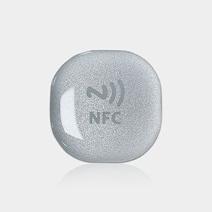 30x30mm Anti-metal 3M NFC Tags in rigid PVC with Tough | RS-NET002