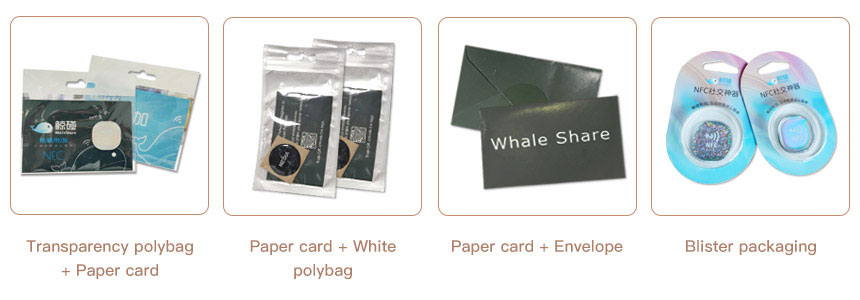 Packaging options for NFC tags