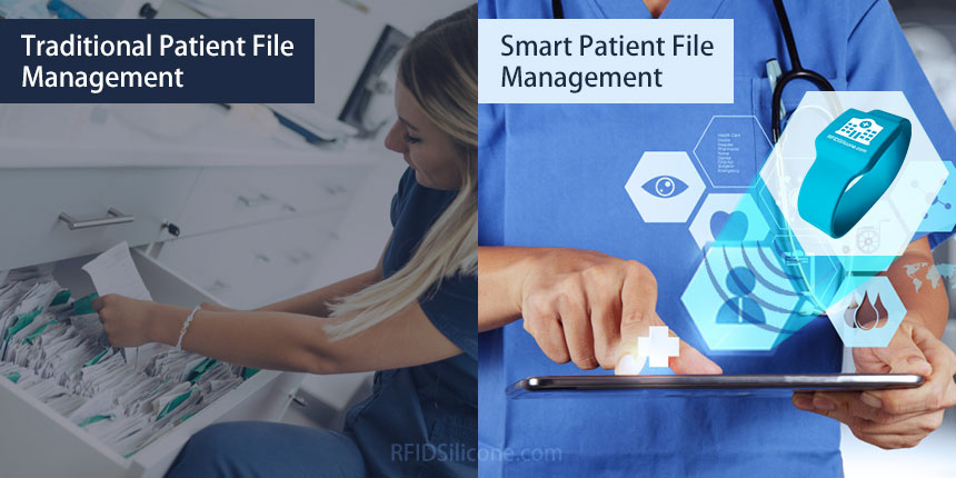 Comparison between traditional and intelligent model of patient file management