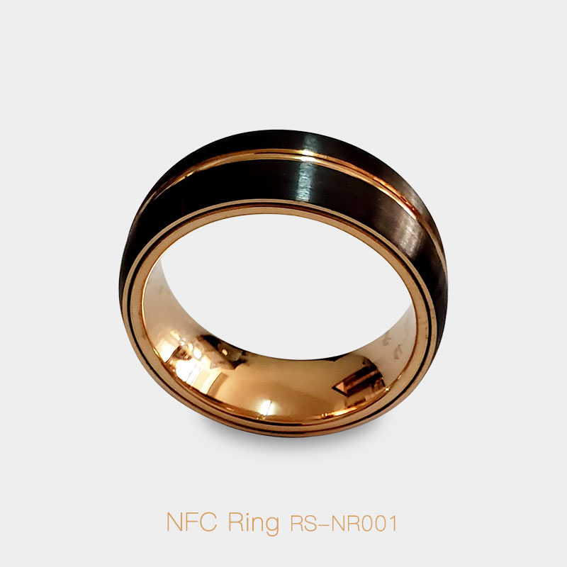 Pure Ceramic NFC RFID Ring Smart Finger Ring for Social Media