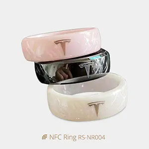 Tesla NFC Smart Ring Finger Wearable Car Key Ceramic Ring